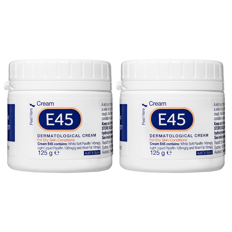 Buy 2x E45 Cream Care For Dry Skin Tub 125g Body Hands Non Greasy Soothing Softening Mydeal