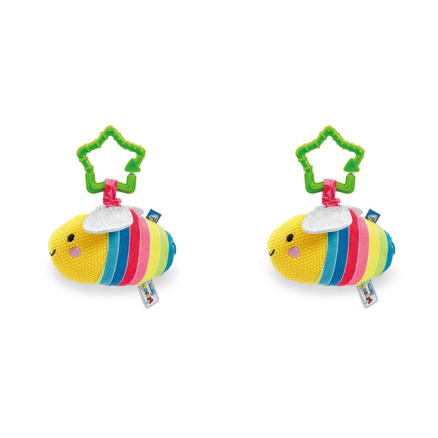 2x ELC Blossom Farm Breezy Bee Jiggler Sensory Baby Toy 0m+