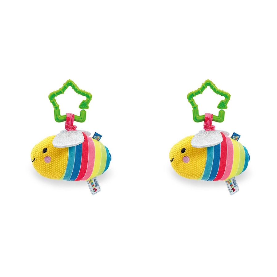 2x ELC Blossom Farm Breezy Bee Jiggler Sensory Baby Toy 0m+
