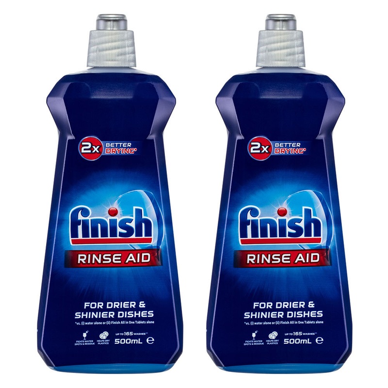 Buy 2x Finish 500ml Dishwashing Rinse Aid Shine And Protect Shinyfast Drying Dishes Mydeal 6322