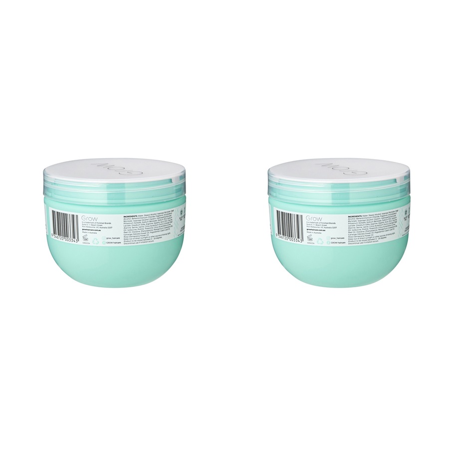 2x Grow Longer Stronger 250ml Anti-Breakage Hair Mask Care Mid to Long Strand