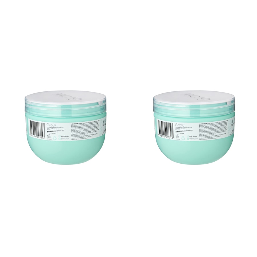 2x Grow Longer Stronger 250ml Anti-Breakage Hair Mask Care Mid to Long Strand