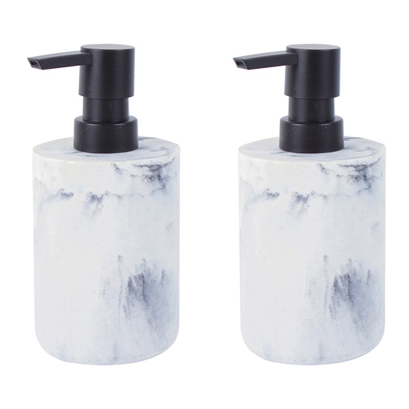 Buy 2x Home Expression 16x7cm Bathroom Polyresin Liquid Soap Dispenser