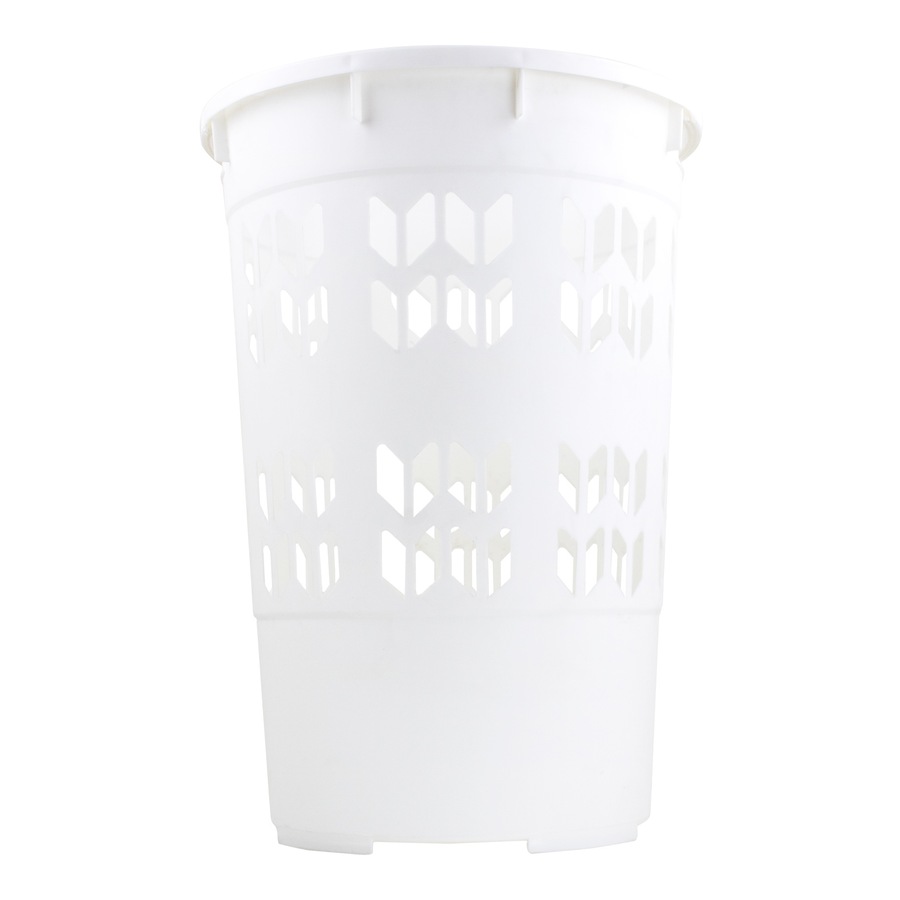 2x Home Leisure Hamper Space Saver White Laundry Cleaning Home Organisation