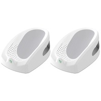 2x Ingenuity Easy Rinse Baby/Infant Bather Seat Non-Slip 57x36cm White 0m+