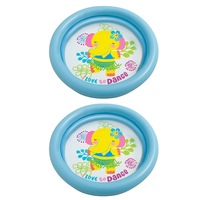 2x Intex 61cm Inflatable Kids My First Swimming Pool Water Bath Tub Assorted 1y+