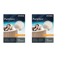 2x Intex Removable Headrest Accessory For PureSpa Outdoor Inflatable Hot Tub