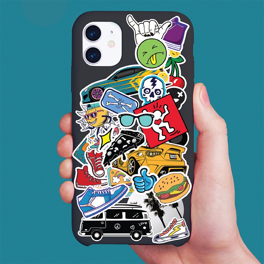 2x Kaleidoscope Sticker Bomb Street Style Kids Activity Book Art/Craft 8y+