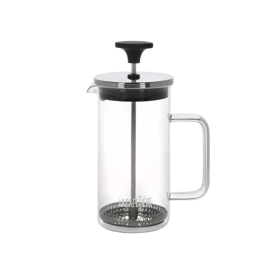 2x La Cafetiere 3-Cup 350ml Glass Coffee French Press Maker/Brewer Plunger Clear