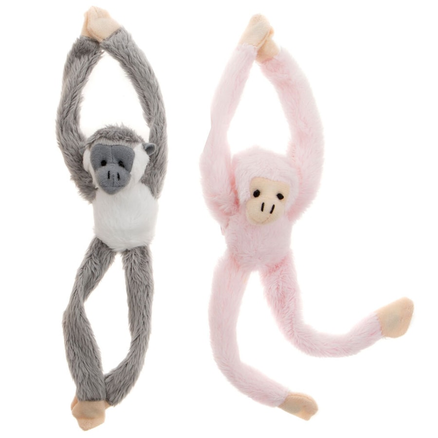 2x Magnet Mates Monkey 23cm Soft Fun Stuffed Animal Plush 3y+ Toddler/Kids Asst