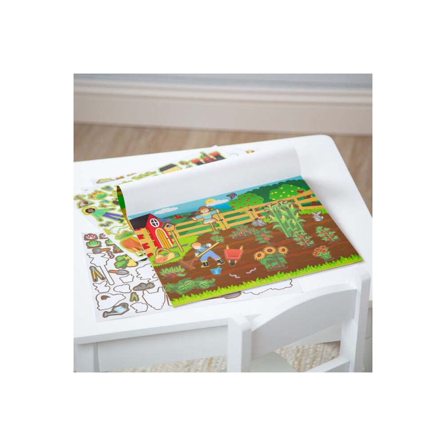 2x Melissa & Doug Reusable Sticker Pad Farm Kids/Childrens Interactive Toy 3+