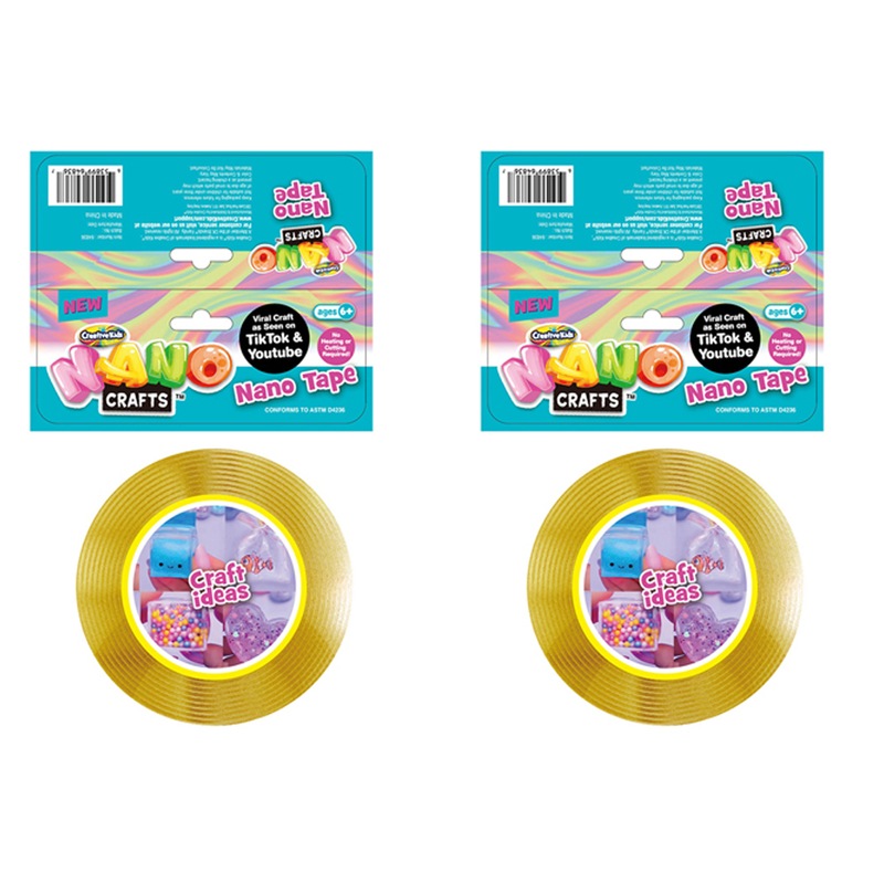 Buy 2x Nano Crafts Art Adhesive Tape Kids/Children Imaginative Fun Play