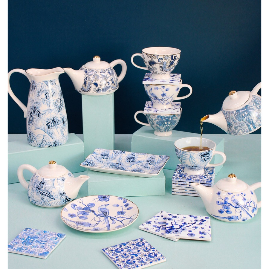 2x Orient Garden Porcelain 13.5cm Coffee/Tea Cup w/ Handle Round Mug Tableware