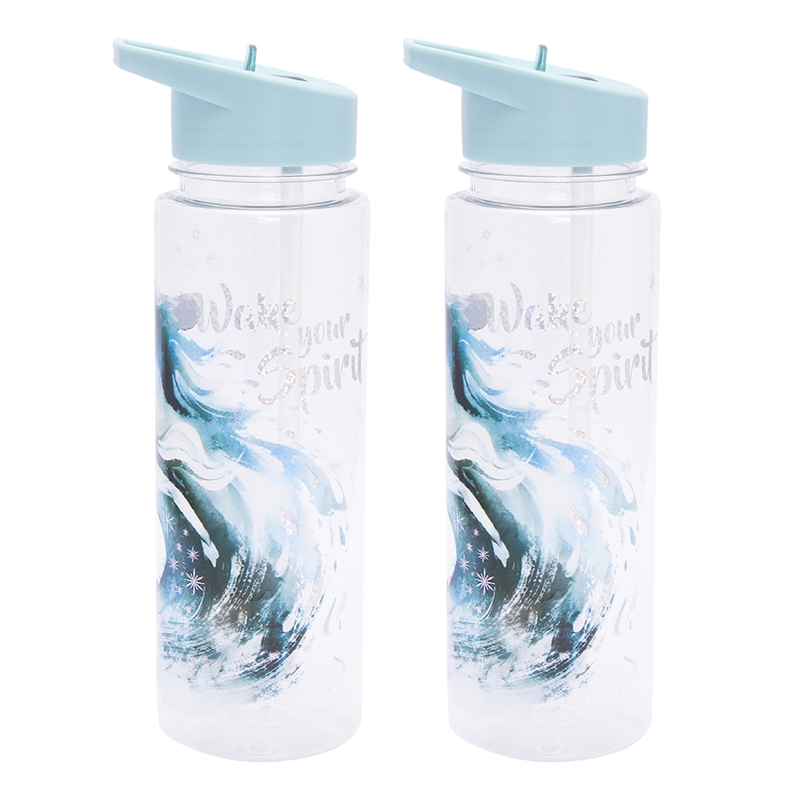 2x Paladone 650ml Frozen 2 Water Bottle Kids/Children Drinking Travel Tumbler