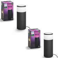 2PK Philips Hue Outdoor Pedestal Colour Ambiance LED Light/Lighting Extension