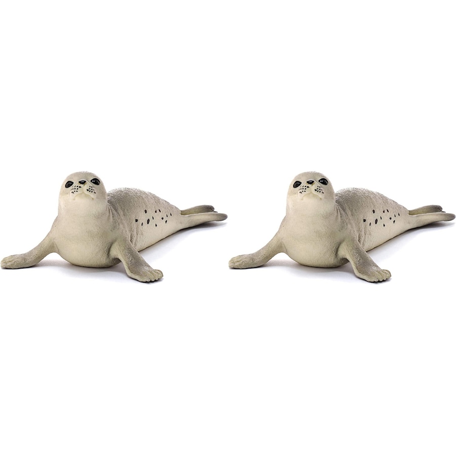 2x Schleich 4.4'' Seal Animal Action Figure/Figurine Kids/Children Play Toy 3-8y