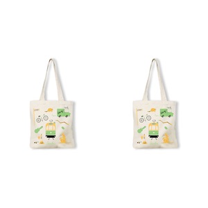 2x Sunday Paper Women's Cotton Canvas Tote Bag Beach Carry 42cm Melbourne Icons