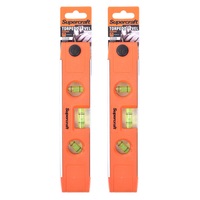 2x Supercraft Multipurpose Magnetic Spirit Torpedo Level Home Construction Tool