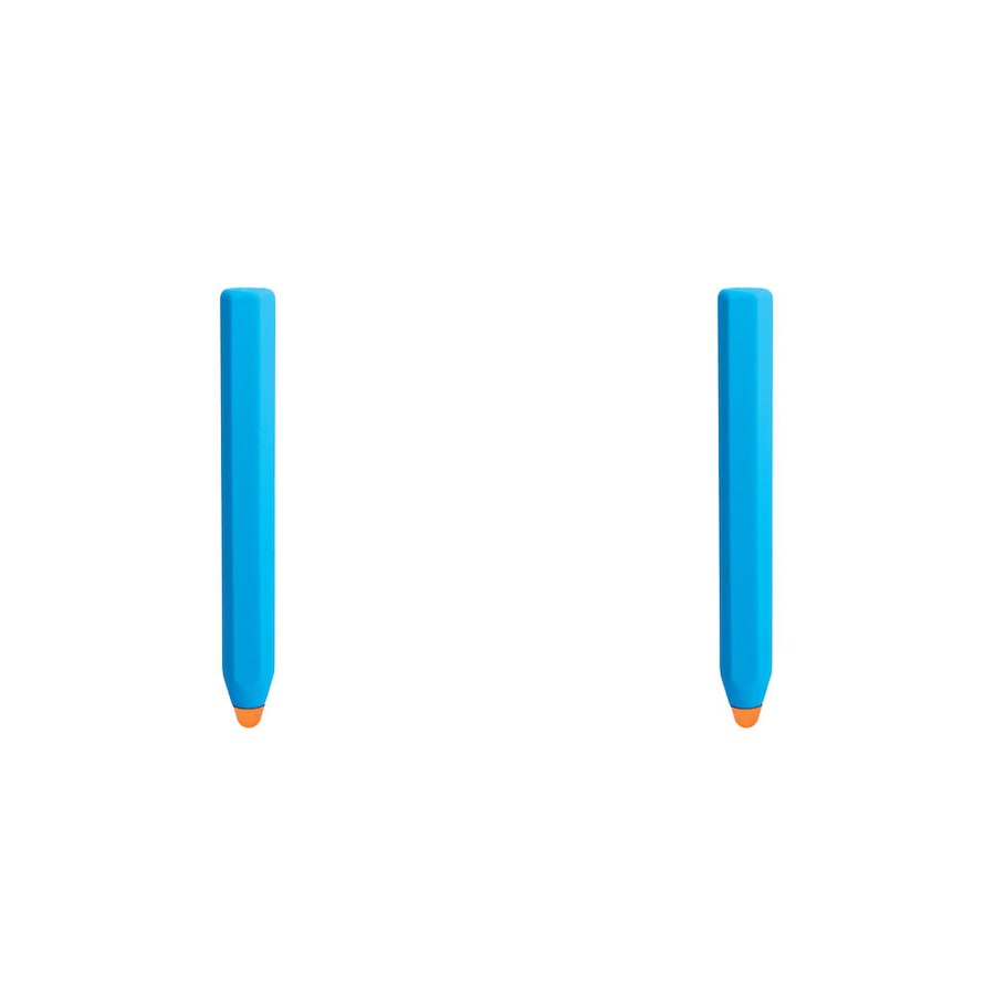 2x Techxtras Universal Enlarge Pencil Design Stylus for Tablets and Phones Blue
