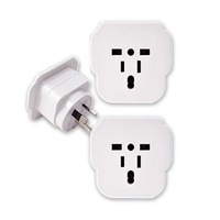 2x Sansai Universal Travel Power Adapter Outlet UK EU US Sockets to AU/NZ Plug