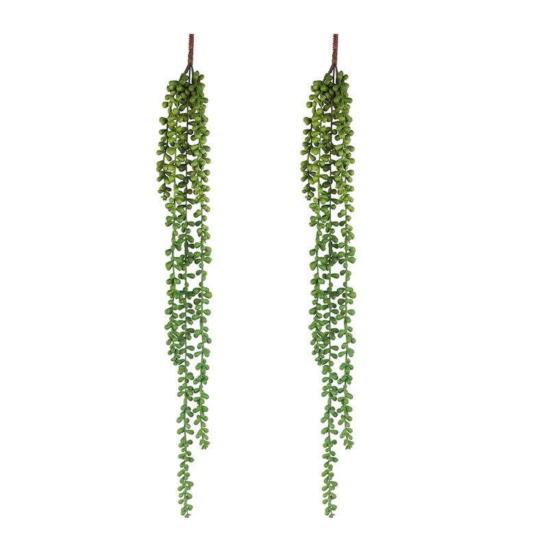Buy 2x Urban 71cm String of Pearls Artificial Fake Plant Hanging Home