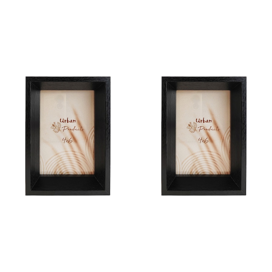 2x Urban Kolby Wooden 4x6" Photo Frame Picture Display Wall/Tabletop Home Decor