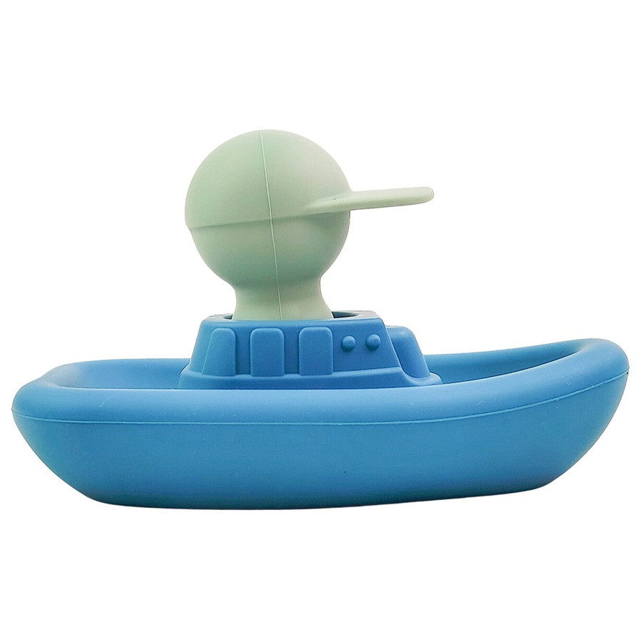 2x Urban Products Boat Skipper Bath Time Kids/Childrens Toy Blue 11cm 4M+