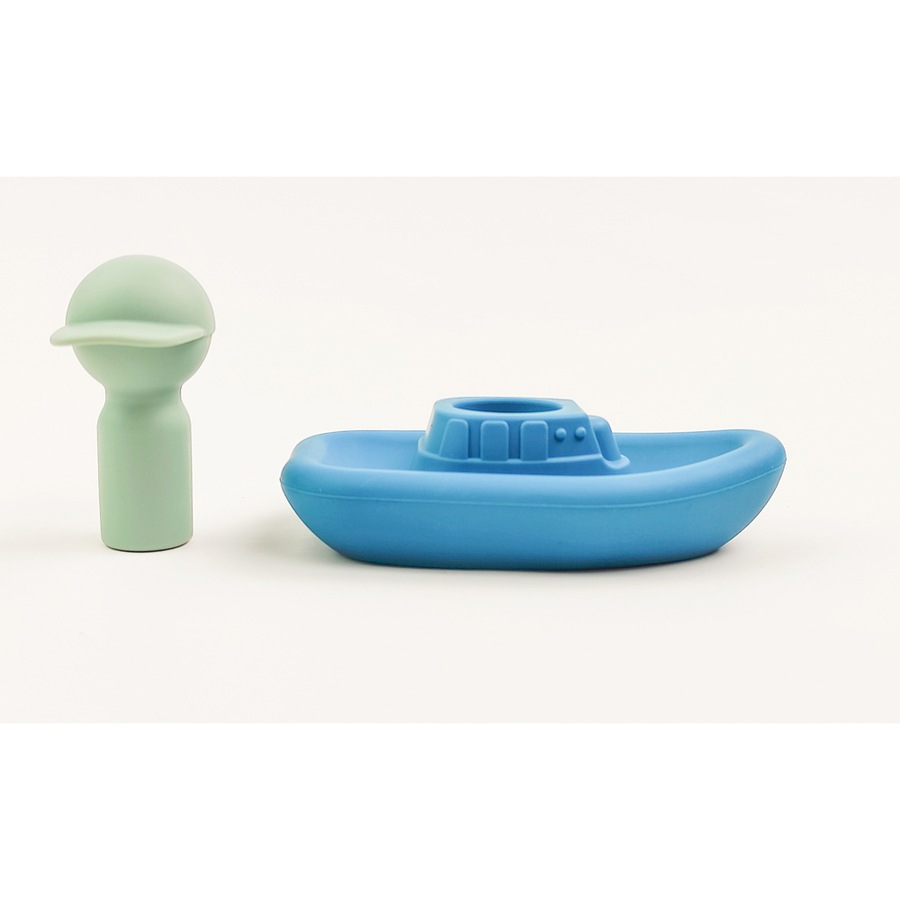 2x Urban Products Boat Skipper Bath Time Kids/Childrens Toy Blue 11cm 4M+