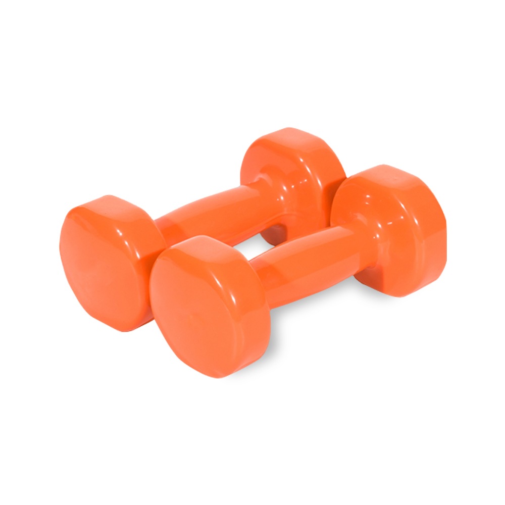 2x Vinyl Dipped Weighted Dumbbell 2.5kg Home Gym Training Workout Fitness Set Australia