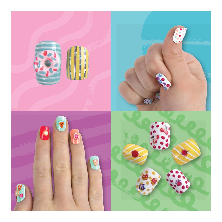 2x Zap! DIY Nail Charms Studio w/ 32-Page Book Kids/Children Fun Art Craft 8y+