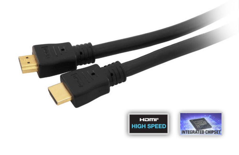 PRO2 HLVR30 30M HDMI Cable Lead High Speed w Repeater V1.3 Extender 1080P HD BLK