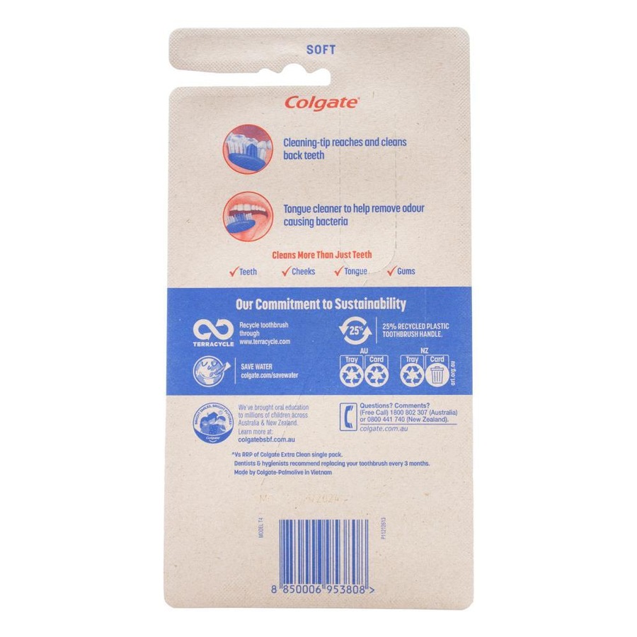 30pc Colgate Toothbrush Extra Clean Soft Bristles Teeth Oral Dental Care