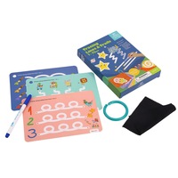 33pc Tookyland Let's Trace Tracing Lines & Trails Flash Cards Educational Toy 3+