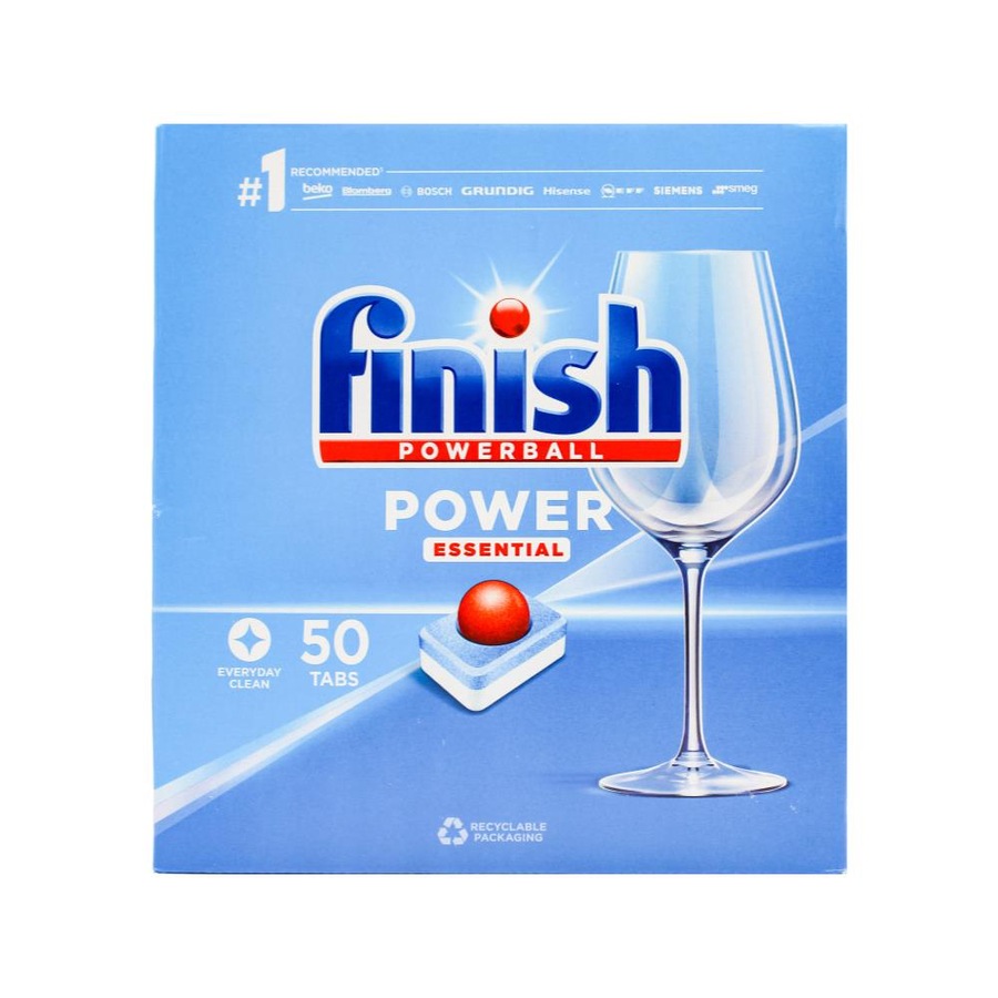 Finish 350 x Powerball Dishwashing Tablet Power Essential (7 x 50 Pack)