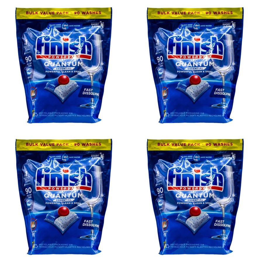 360pc Finish Powerball Dishwasher Tablets Quantum Essential Fresh Fragrance