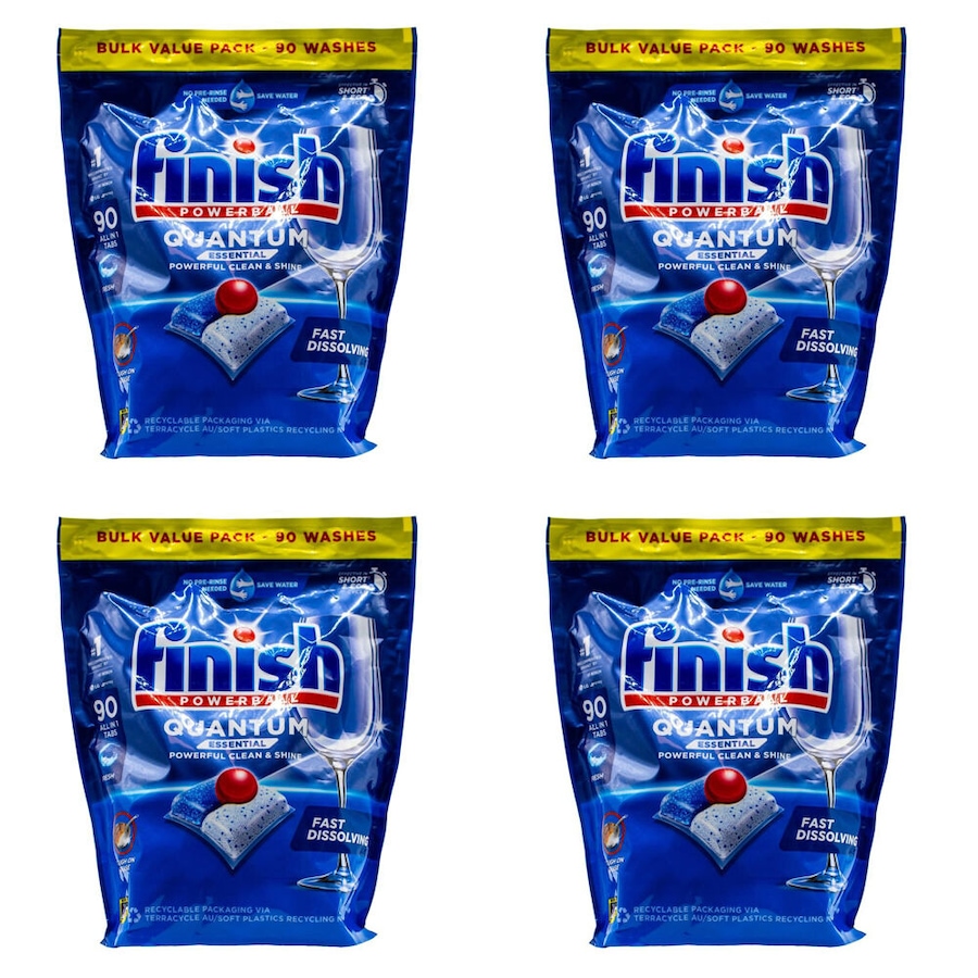 360pc Finish Powerball Dishwasher Tablets Quantum Essential Fresh Fragrance