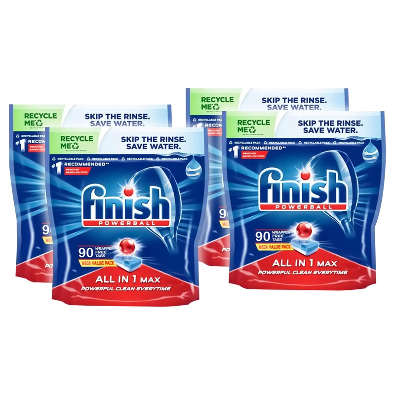 Buy 360x Finish Powerball All In One Max Dishwashing Cleaning Tablets