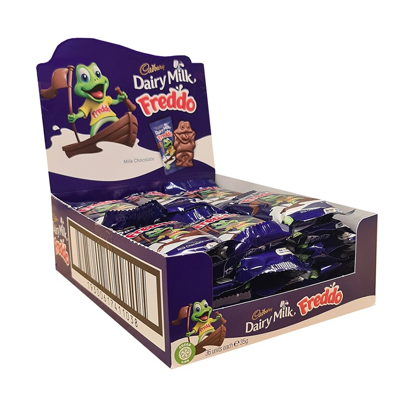 Buy 36pc Cadbury Giant Dairy Milk Chocolate Freddo Frog 35g ...