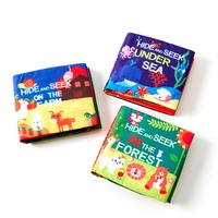 3pc Jiggle & Giggle Activity Fabric Books Kids/Children Learning Toy Assort 6m+