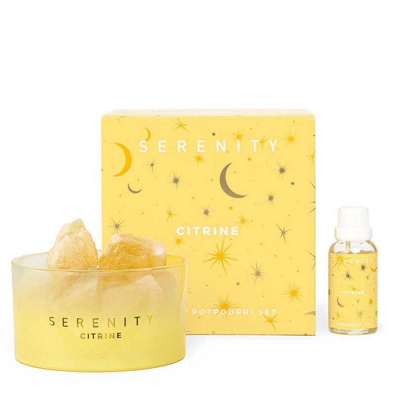 Buy 3pc Serenity Crystal 50ml Potpourri & Oil Home Fragrance Set
