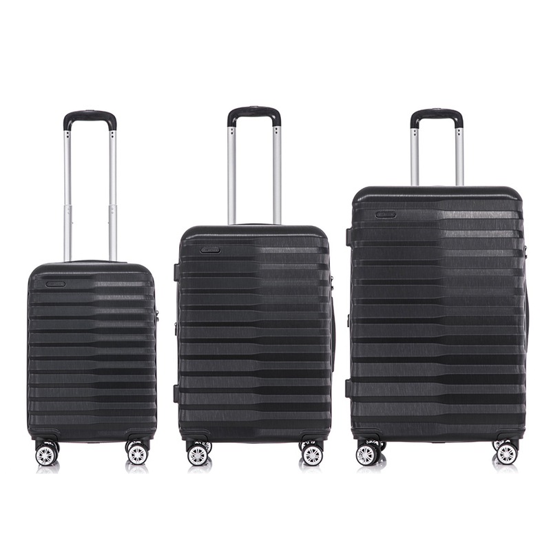 Buy 3pc SwissTech Odyssey 43L/76L/114L Carry/Checked Luggage Set