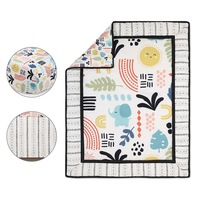 3pc The Peanutshell Boho Story Baby Crib Quilt/Sheet/Skirt Nursery Bedding Set