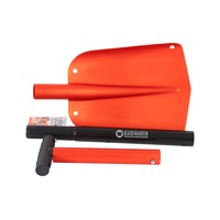 3pc Wildtrak Collapsible 82x21cm Utility Aluminium Shovel Outdoor Tool Orange