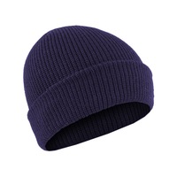 3Peaks 'Bimberi' Kids Beanie 100% Pure Wool Knitted Warm Winter Hat Cap Navy