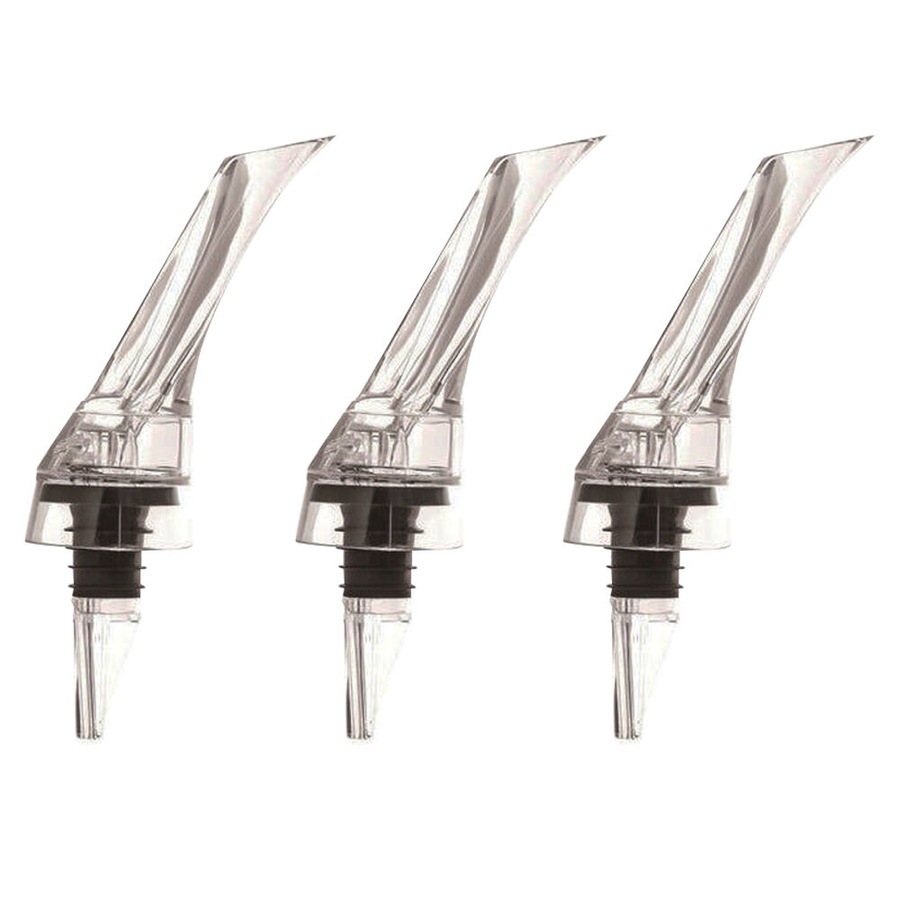 3PK Bartender Wine Aerator/Aerating Pourer Bottle Drip Decanter Spout Barware