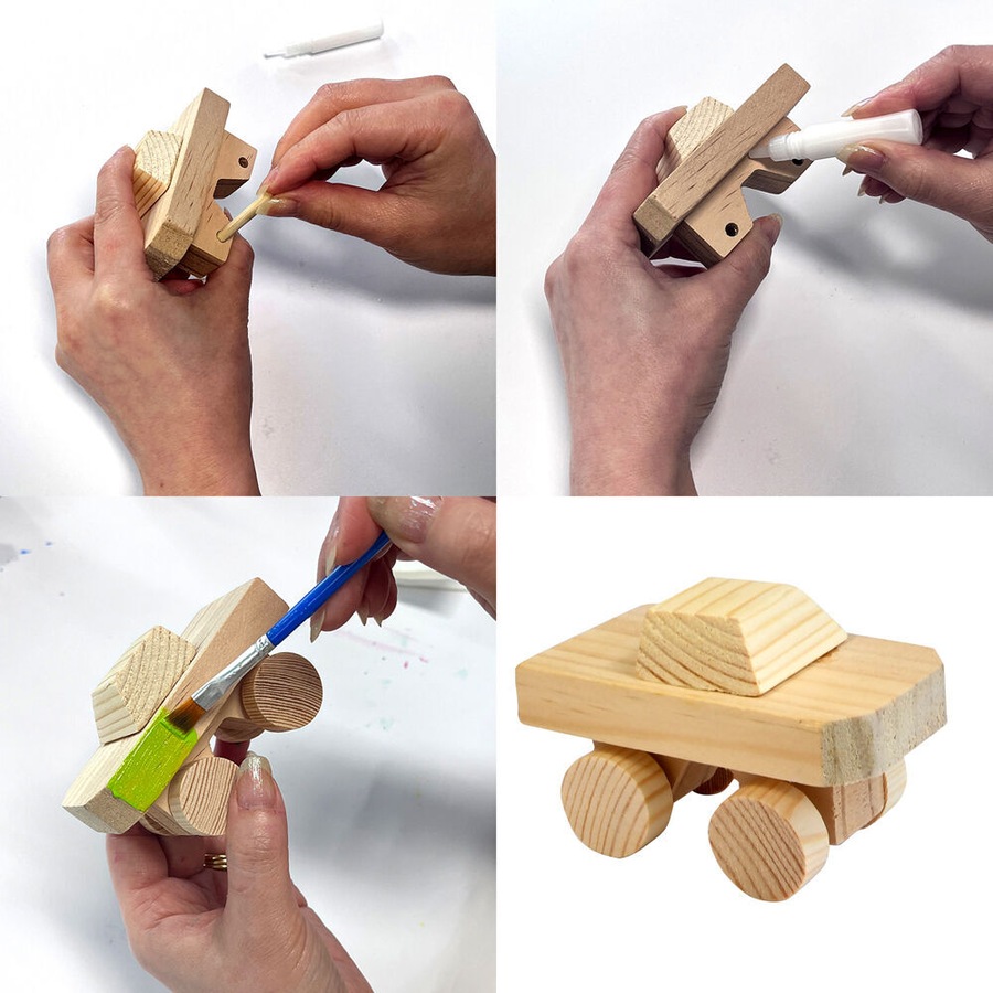 3PK Boyle Wood Craft Project Kit Monster Truck Kids/Children Build Activity 8y+