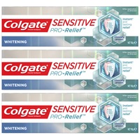 3PK Colgate Sensitive ProRelief Whitening 110g Sensitive Teeth Pain Toothpaste