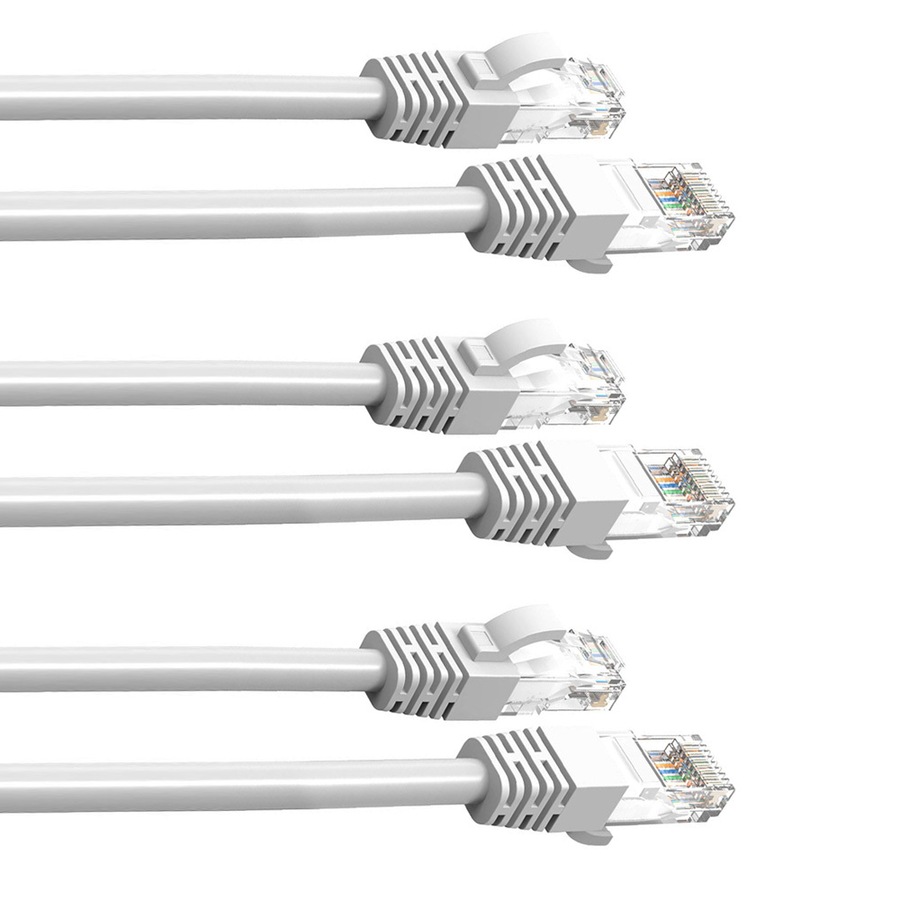 Buy 3PK Cruxtec 5m CAT6/RJ45 Network Lead Cable LAN Ethernet Internet ...