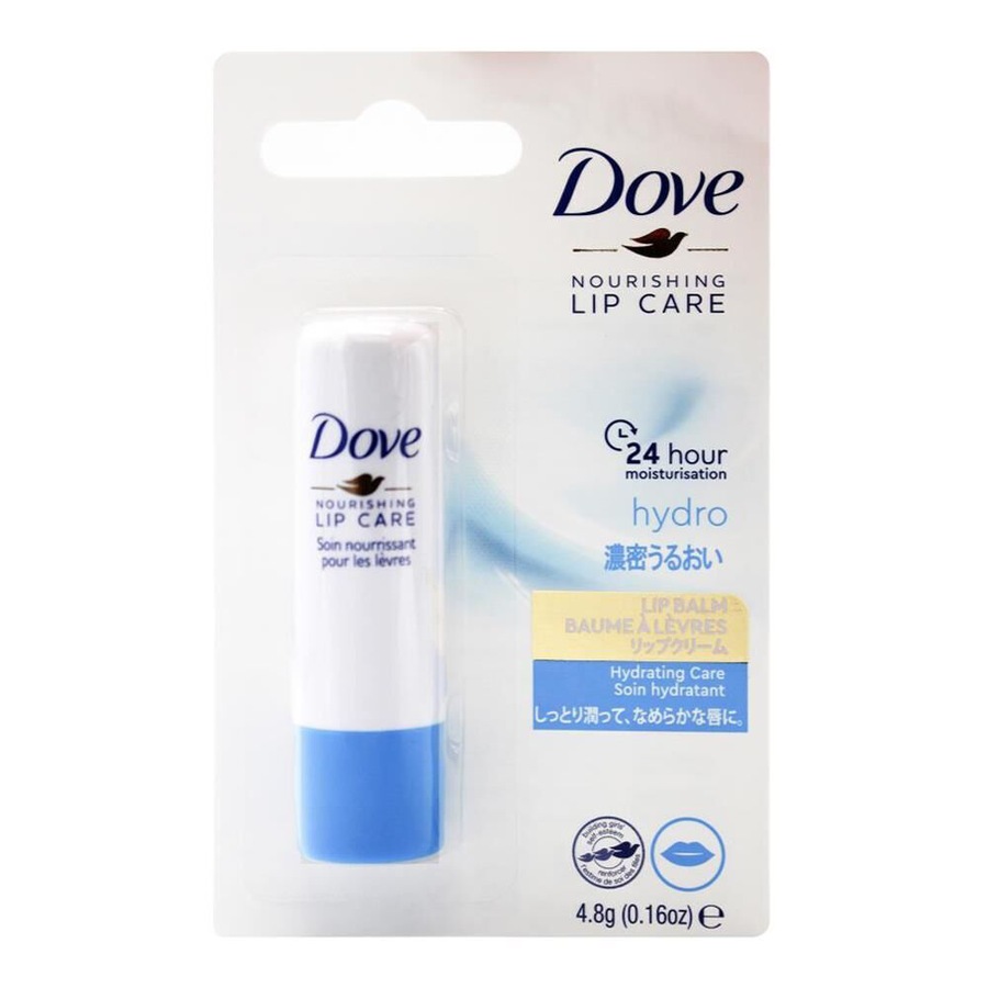 3PK Dove 4.8g Hydro Nourishing Lip Balm Stick Hydrating For Dry/Chapped Lips