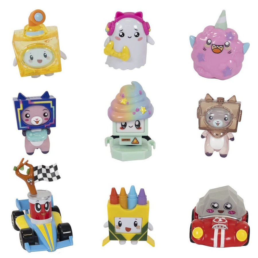 3PK Lankybox Mystery Surprise Action Figures Toys S6 Assorted Kids/Children 3y+